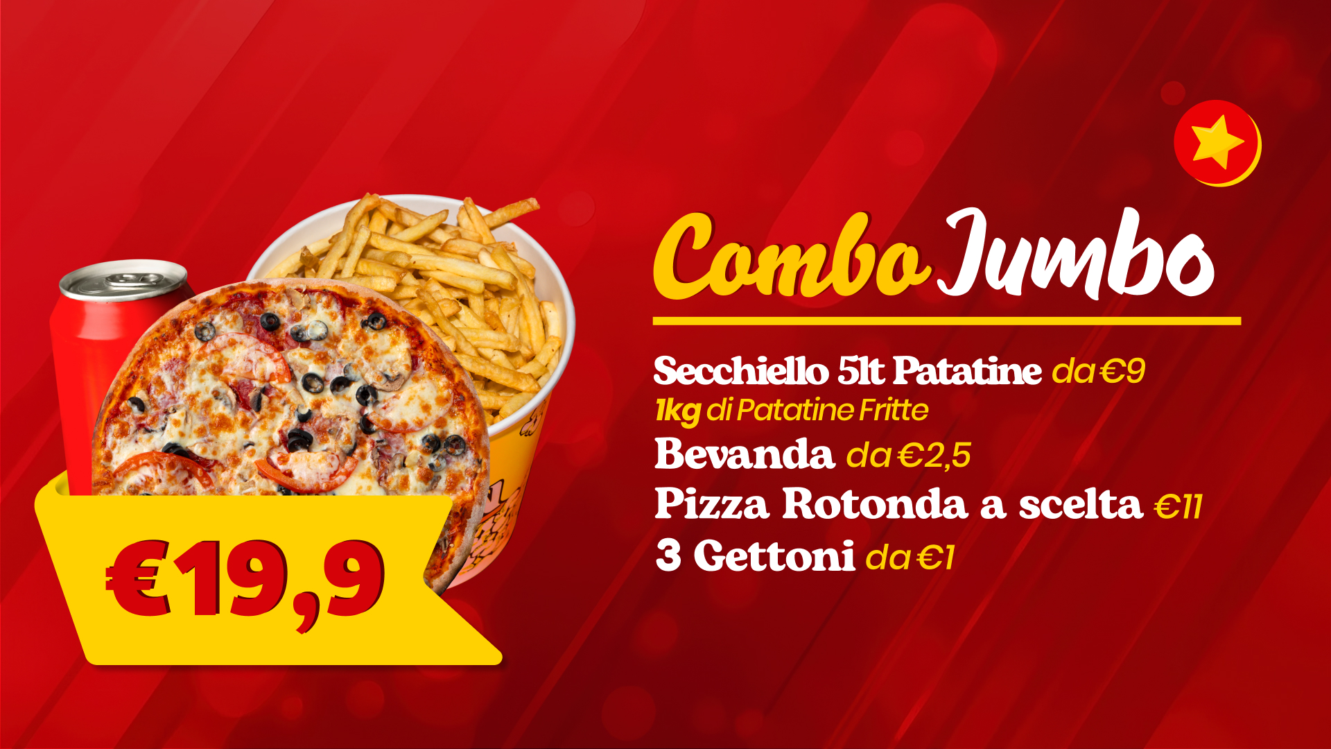 Combo Jumbo Pizza